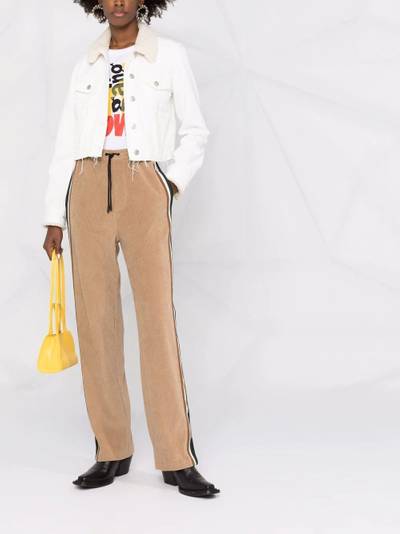 DSQUARED2 side-stripe corduroy track pants outlook
