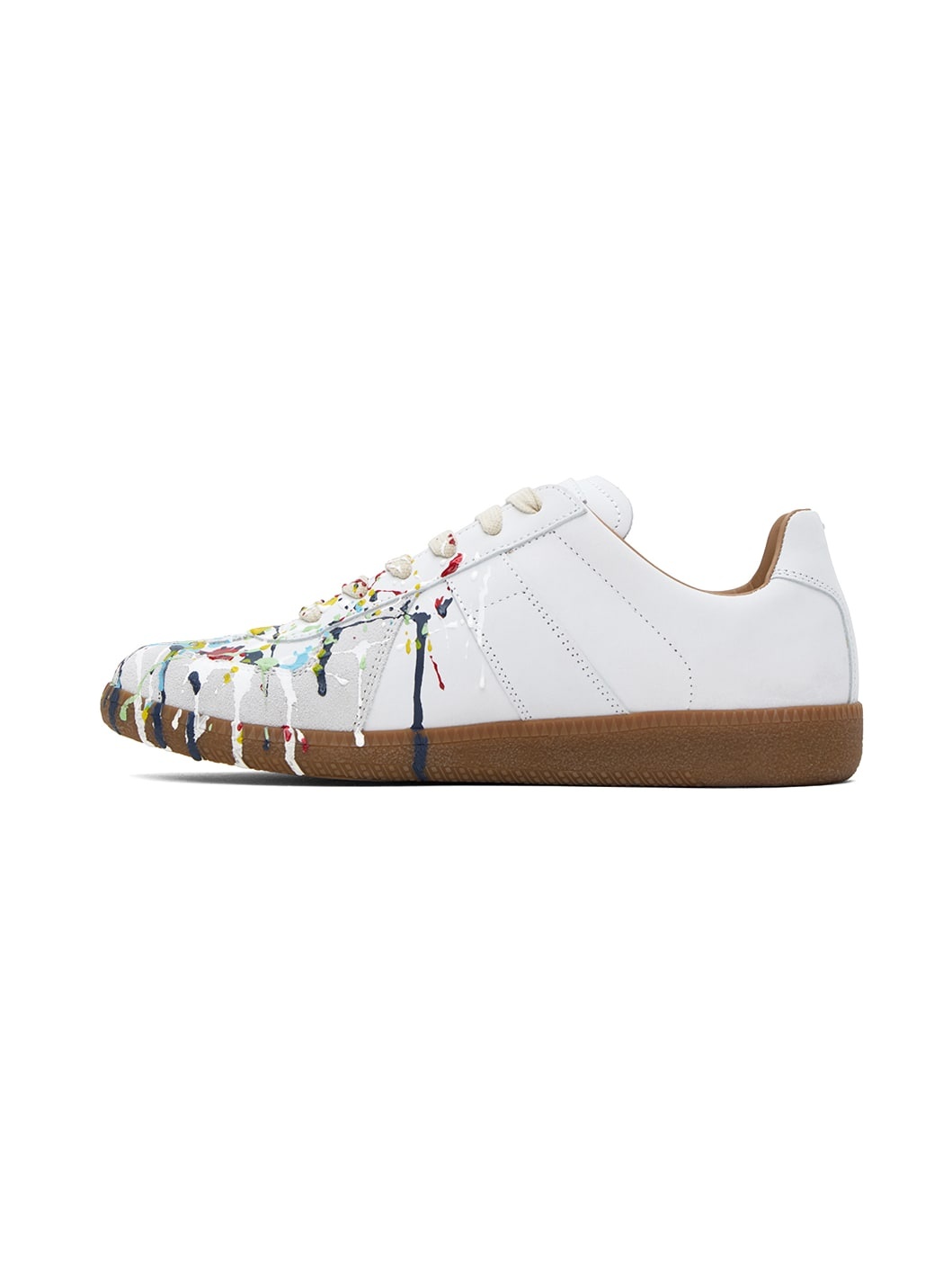 White Paint Replica Sneakers - 3