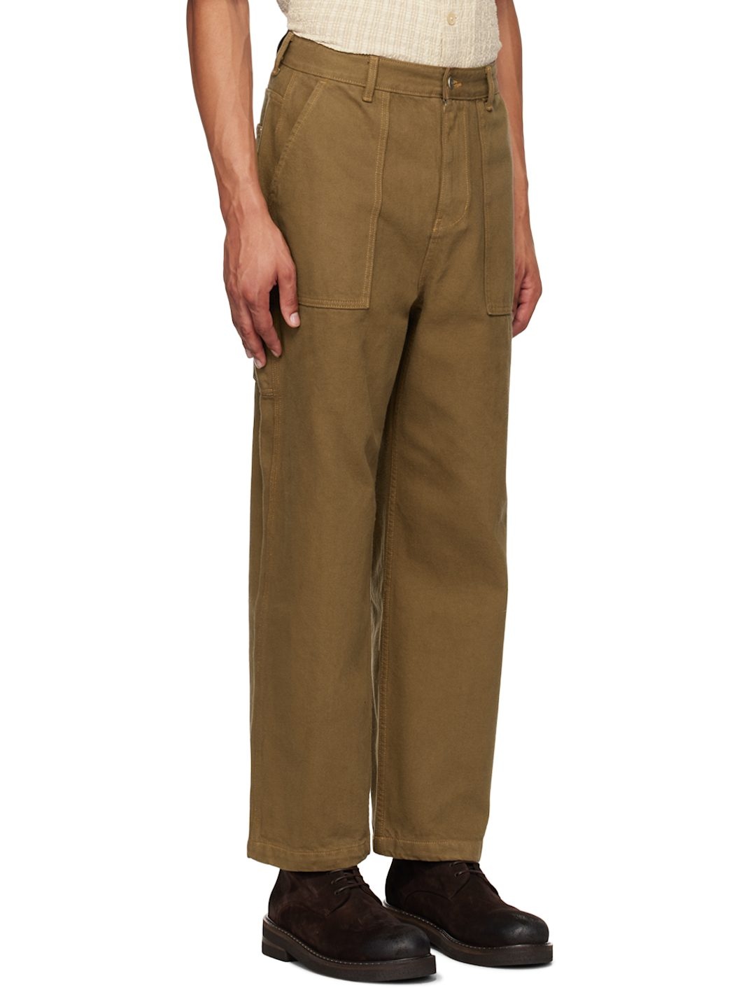 Brown Cargo Jeans - 2