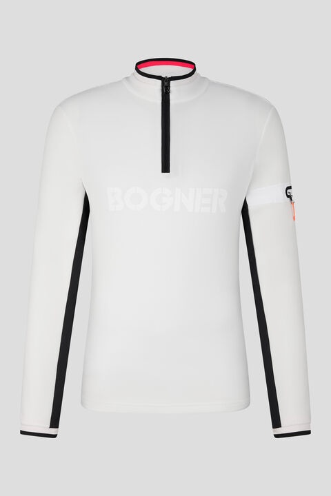 Gilbert Fleece first layer in White/Black - 1
