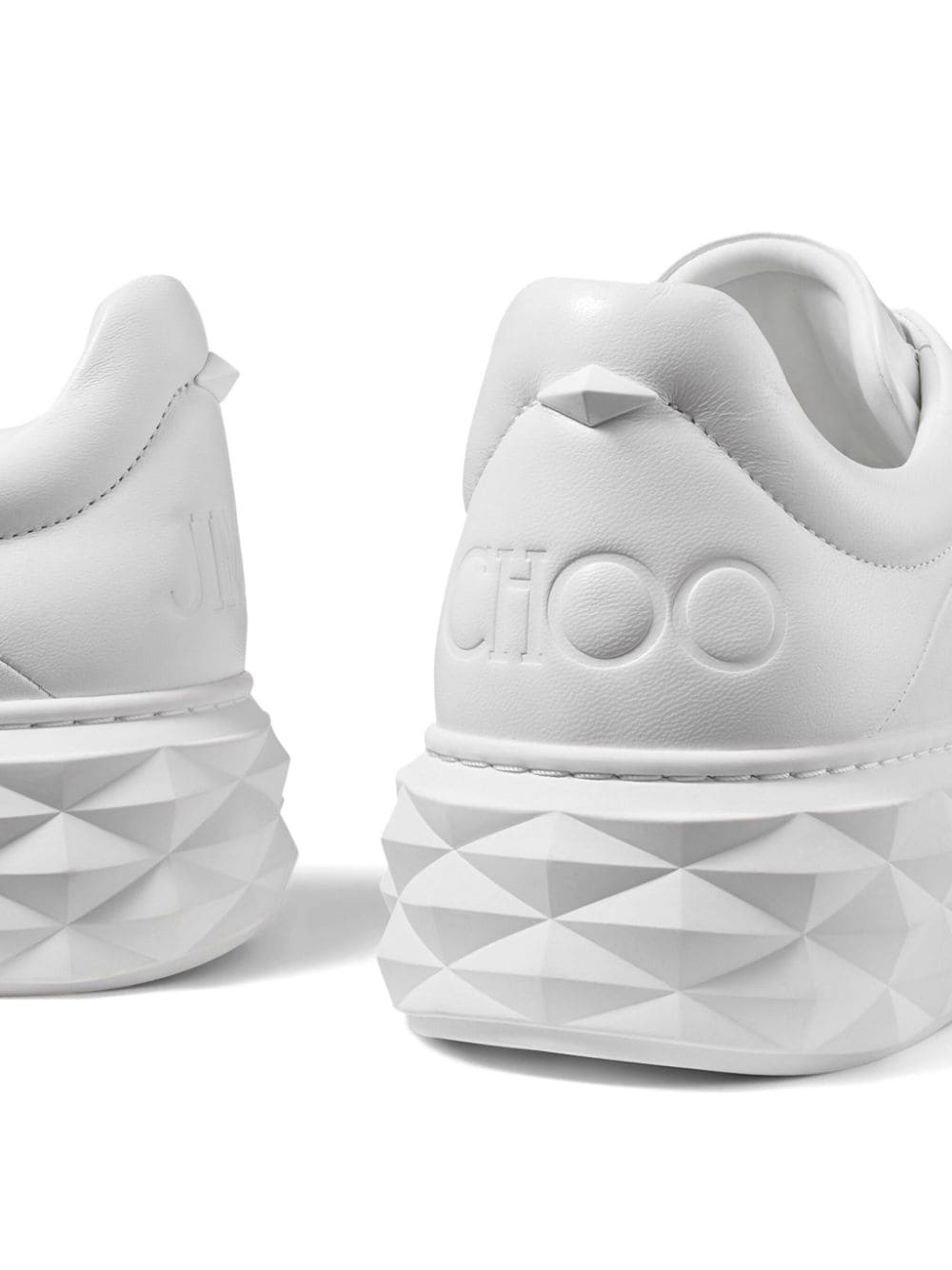 Diamond Maxi leather sneakers - 5