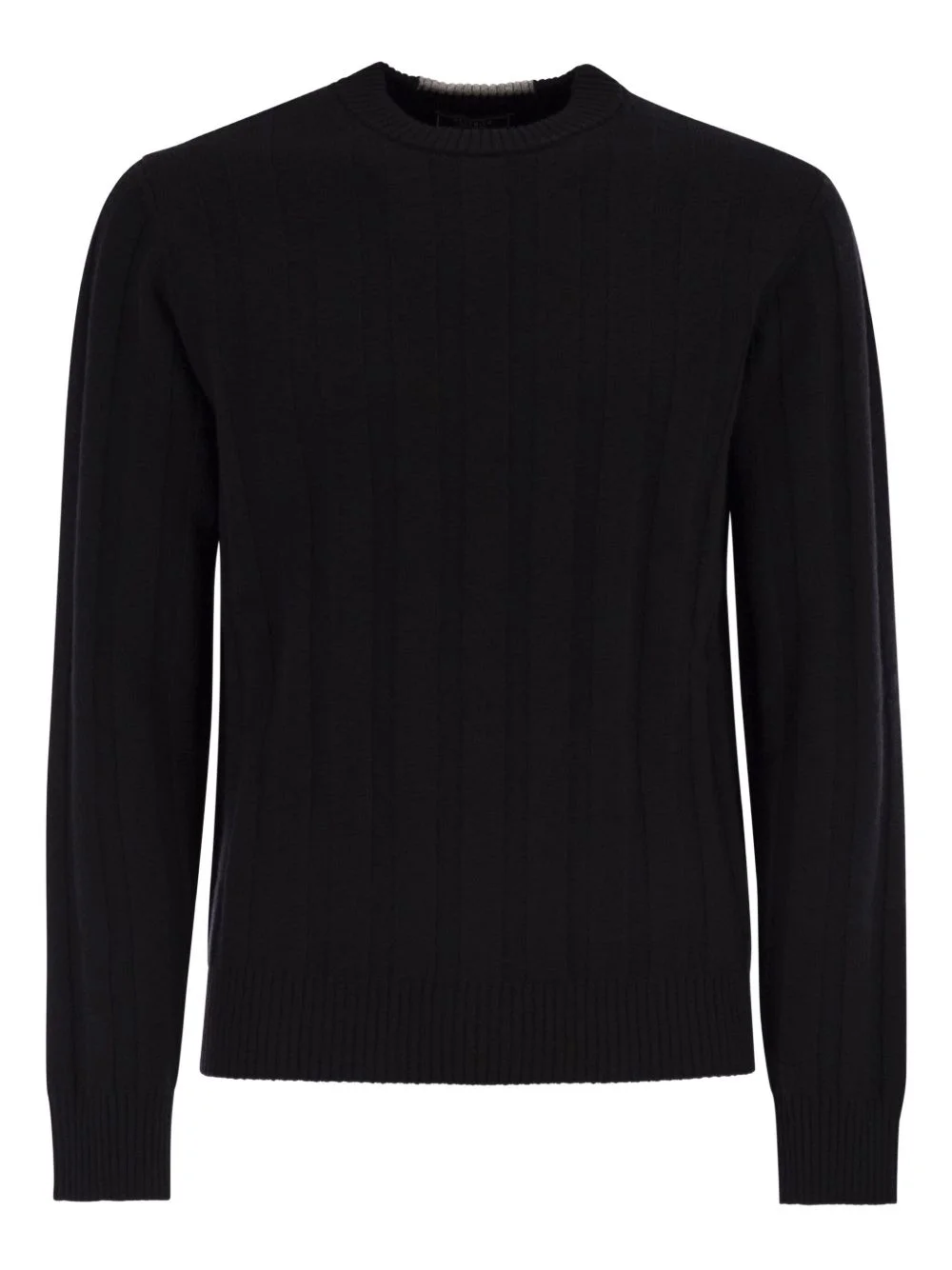 ribbed-neck sweater - 1