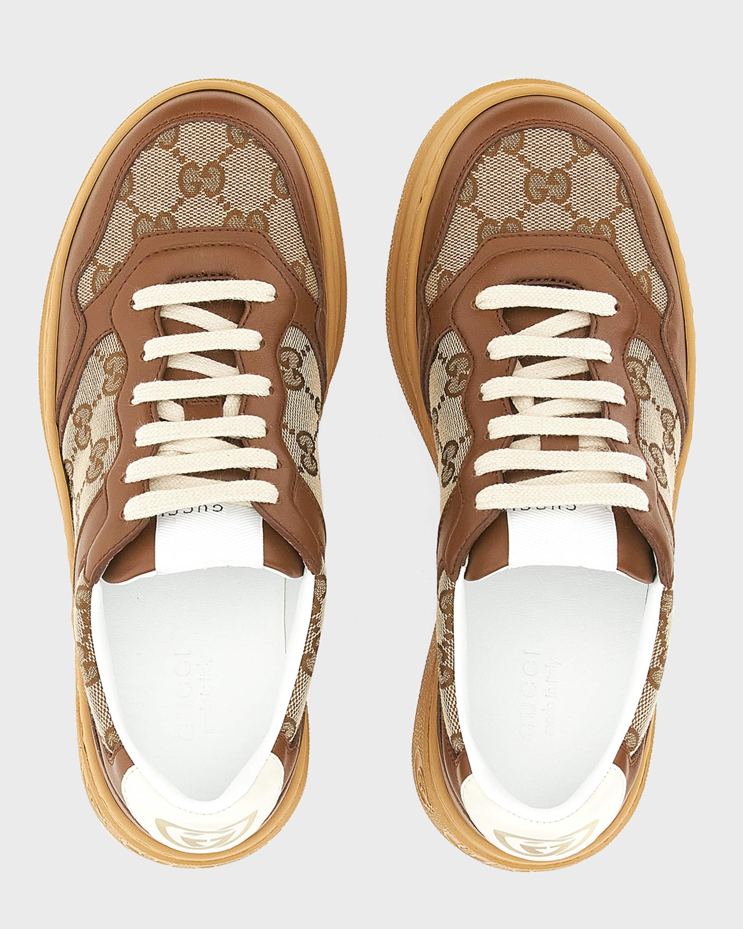 GG Canvas Low-Top Sneakers - 4