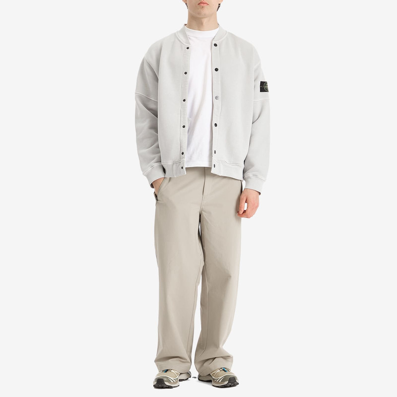 Stone Island Stone Island Old Effect Fleece Bomber Jacket outlook