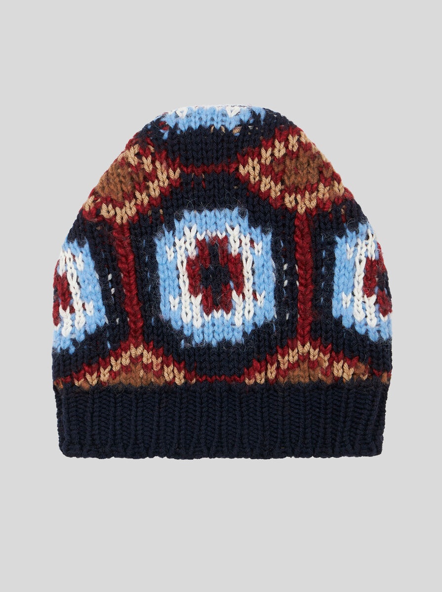 JACQUARD HAT - 1