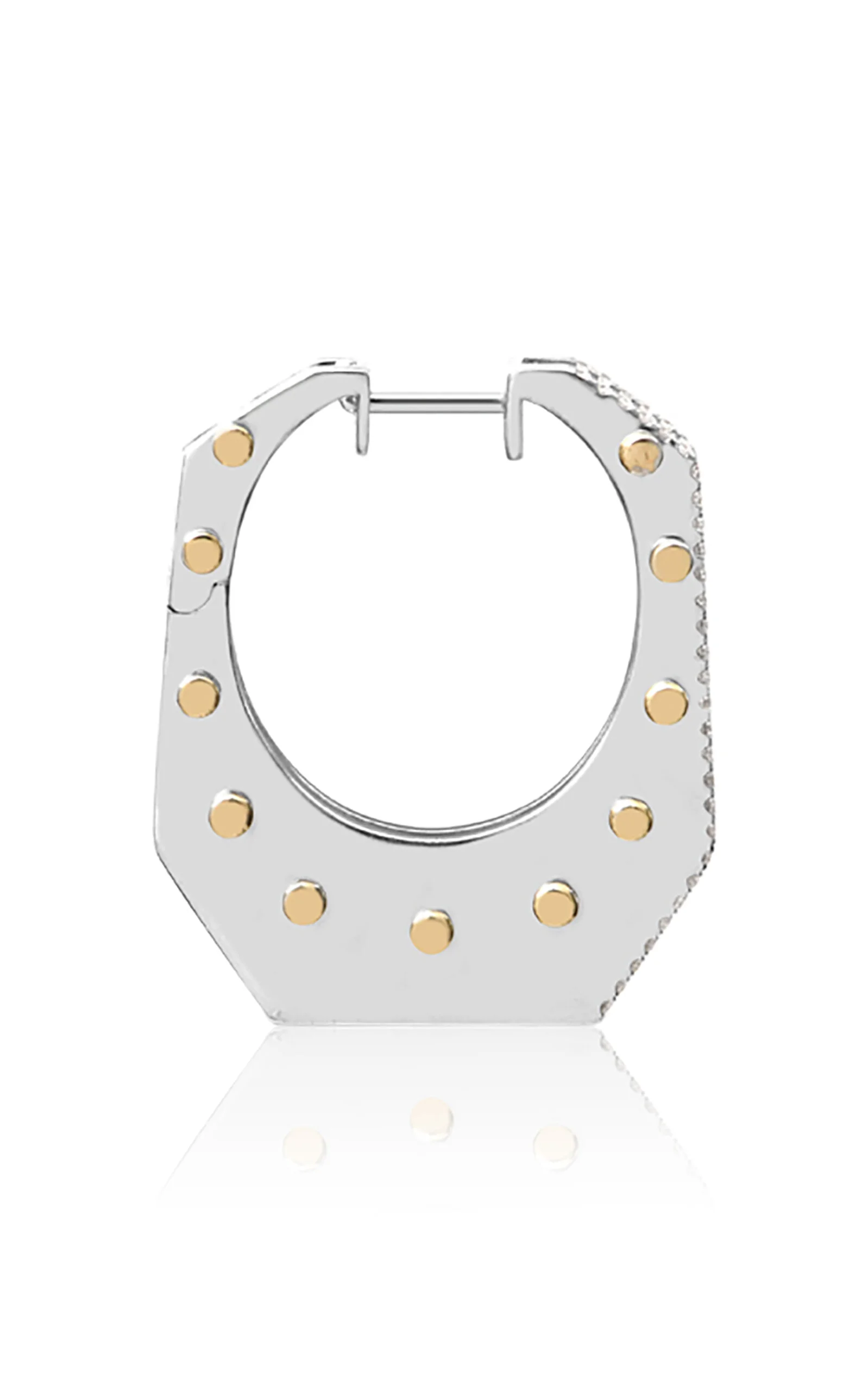 14k Gold Cyborg Single Earring gold - 1
