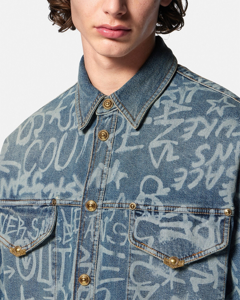 Graffiti Denim Jacket 5