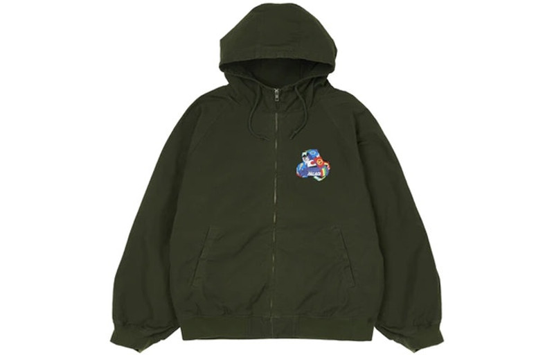 PALACE PALACE Triflag Hooded Jacket Triangle Pattern Unisex Green P20JK108 outlook