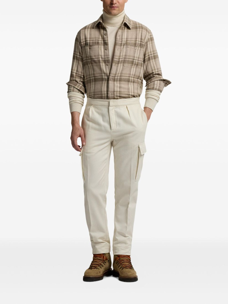 Ralph Lauren plaid long-sleeve shirt outlook