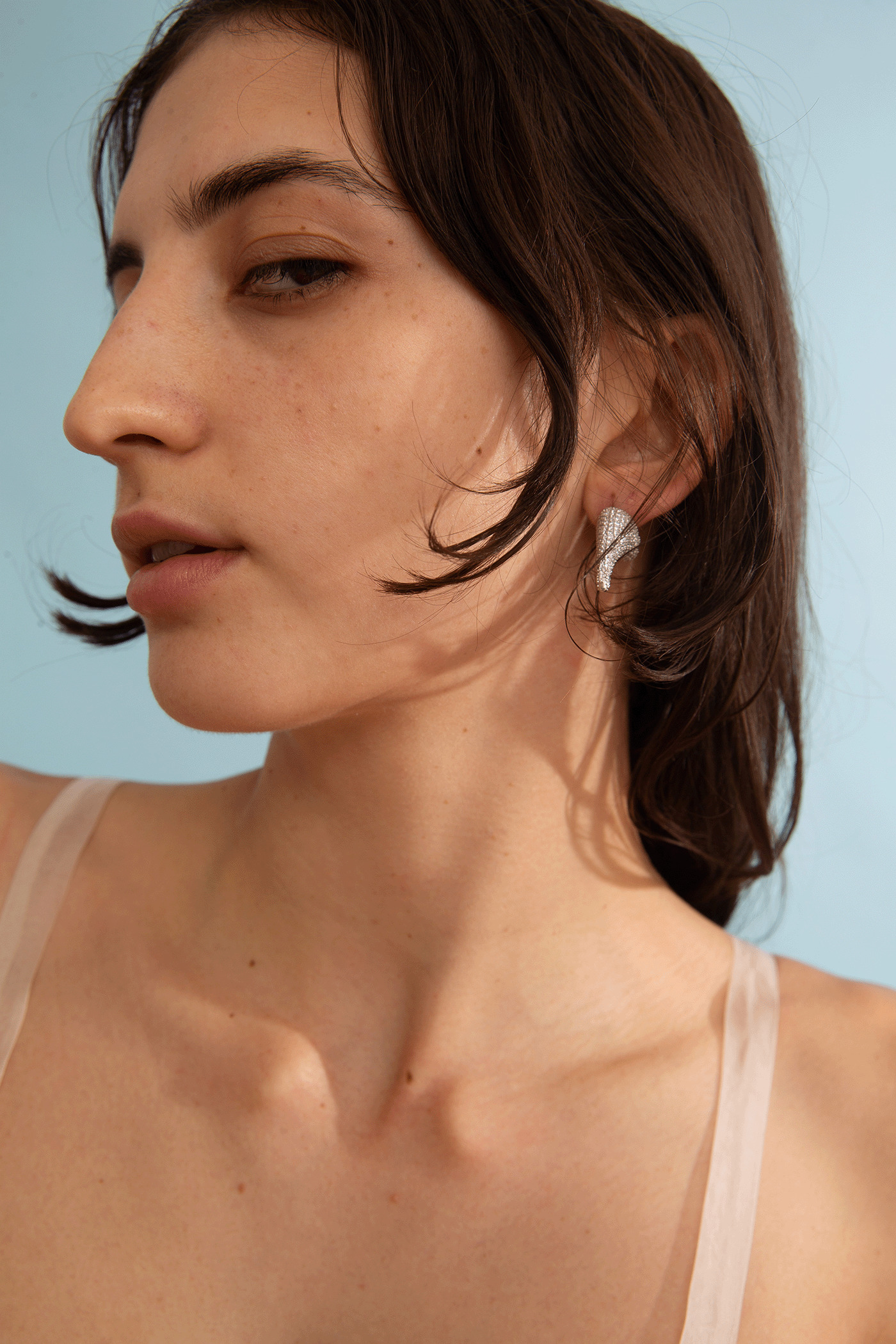 CRYSTAL SUPER THORN EARRING - 3
