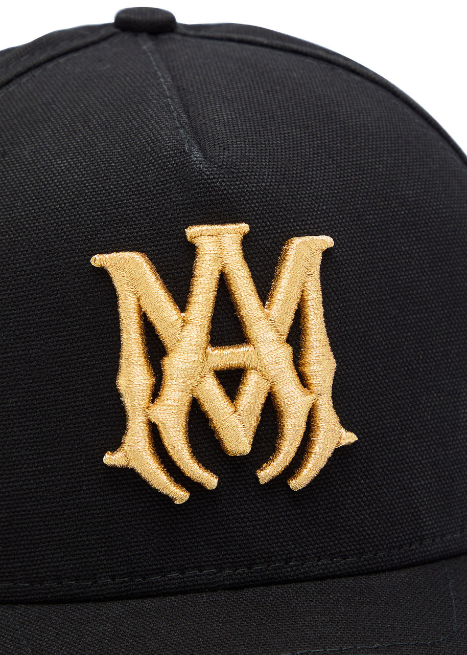 Amiri MA Logo-embroidered Canvas cap - 3