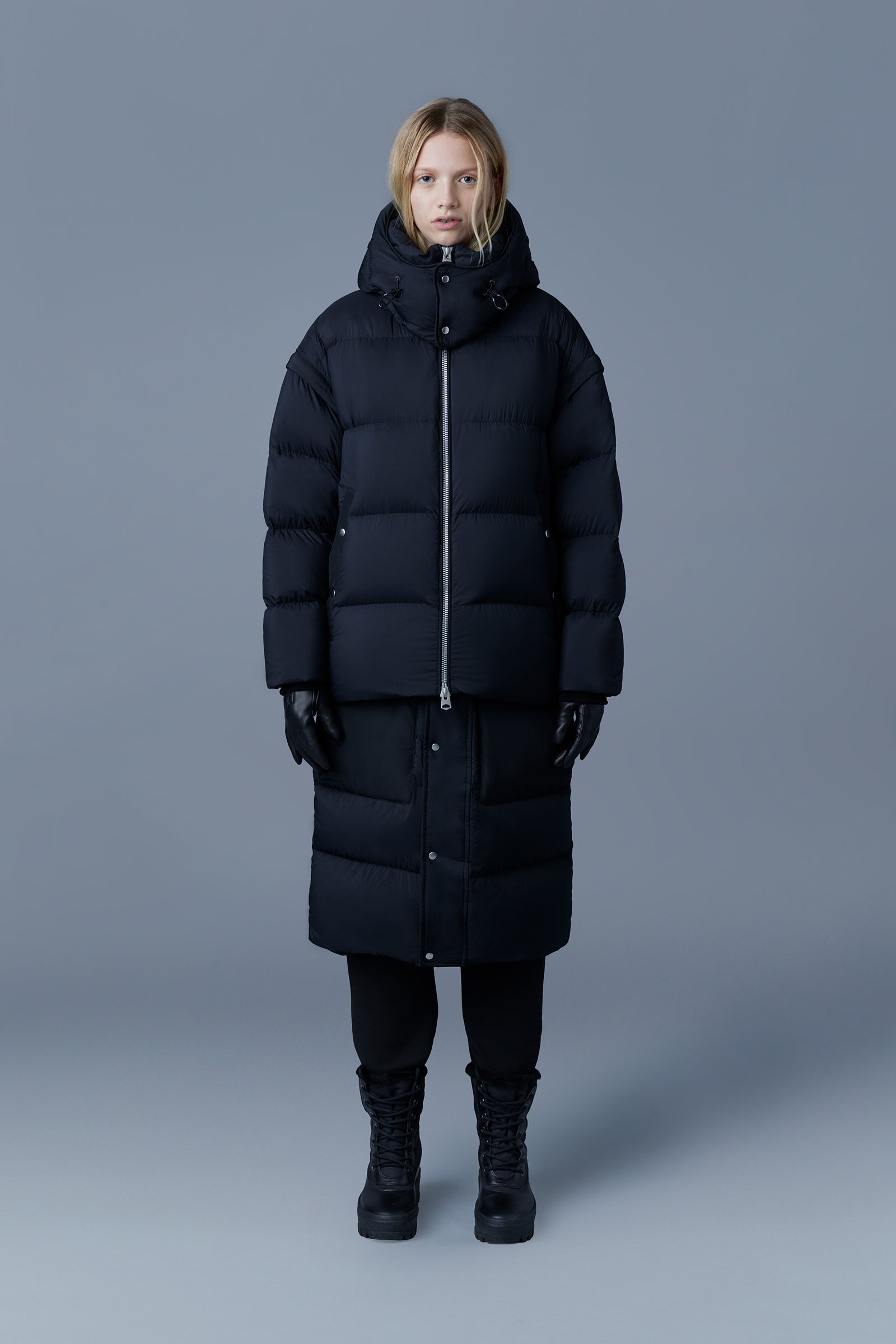 CASIUS 4-in-1 matte light down jacket - 2