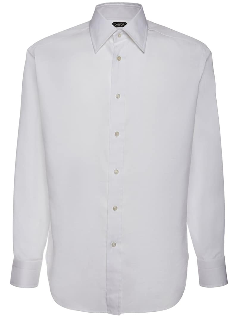 Fluid cotton & silk shirt - 1