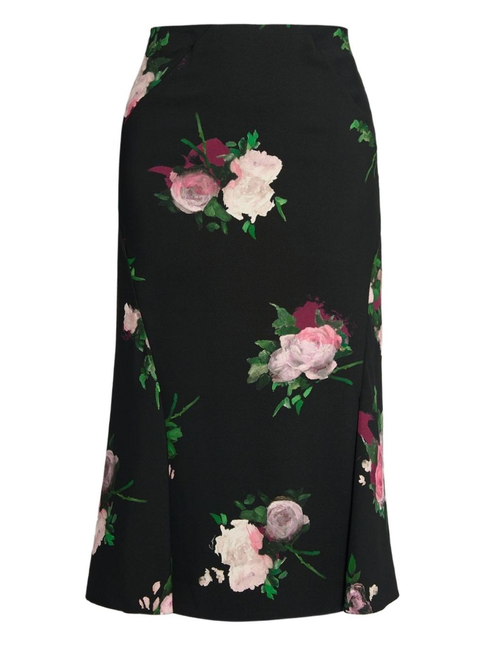 floral-print midi skirt - 2