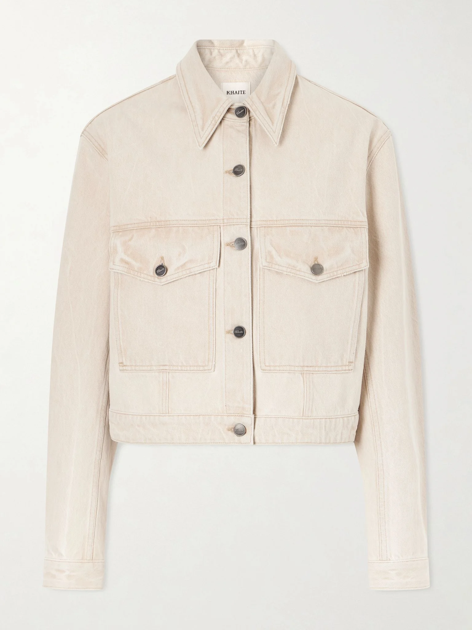 Tomer denim jacket Beige - 1
