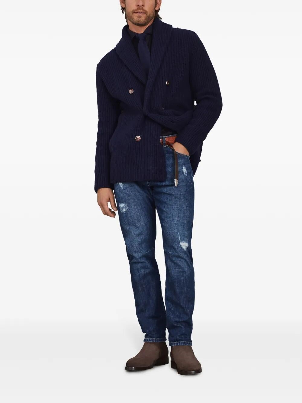 Leisure Fit Five-Pocket Pants - 2