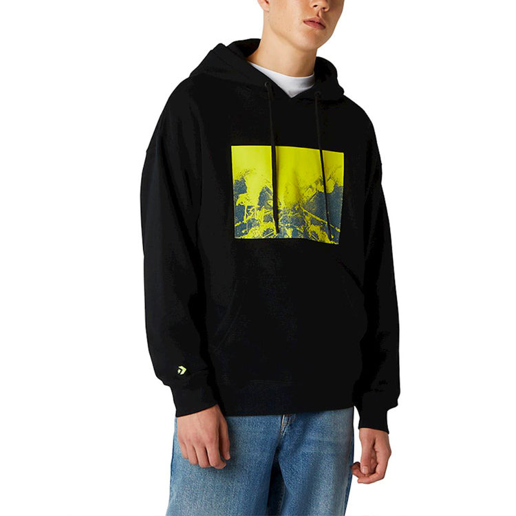 Men's Converse Printing Sports Fleece Lined Black 10020816-A01 - 3