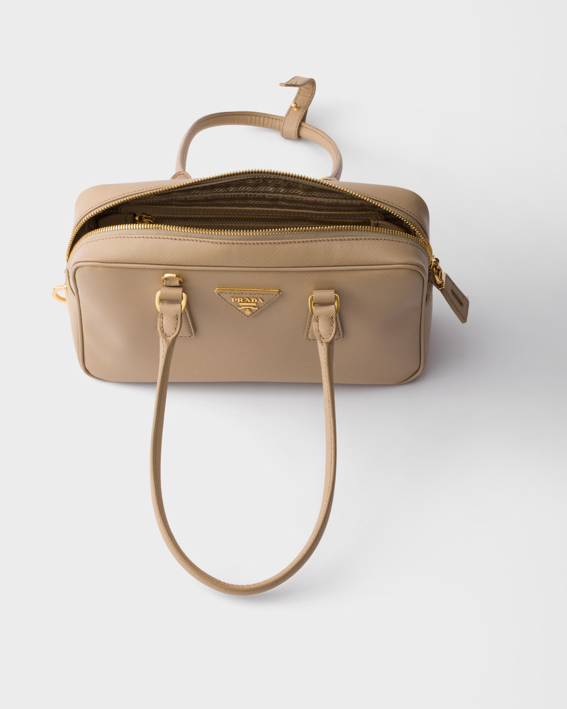 Small Saffiano leather top-handle bag 4