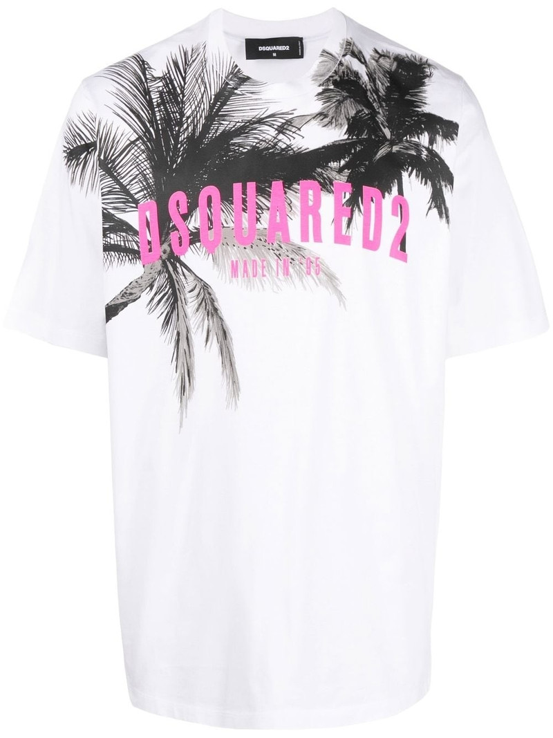 graphic-print logo T-shirt 1