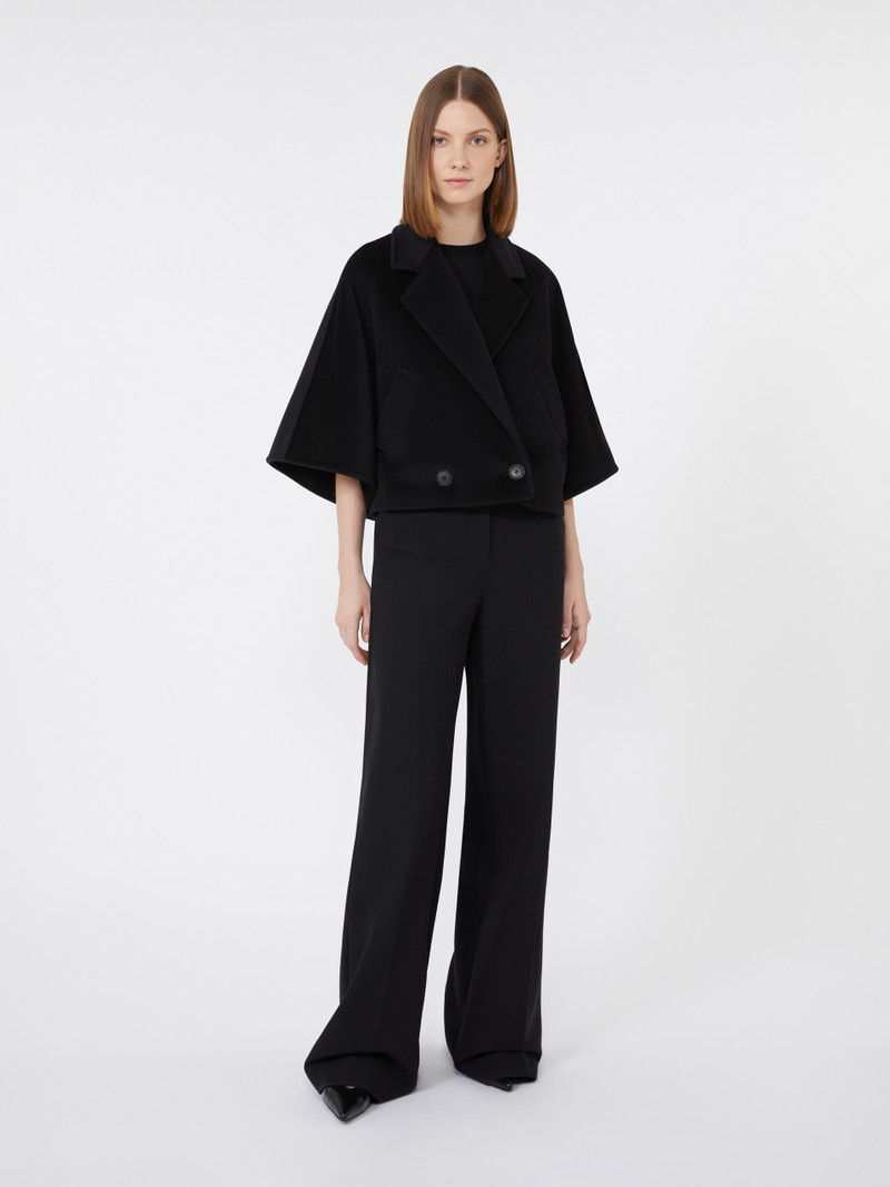 Max Mara GALEA Wool and cashmere cropped jacket outlook