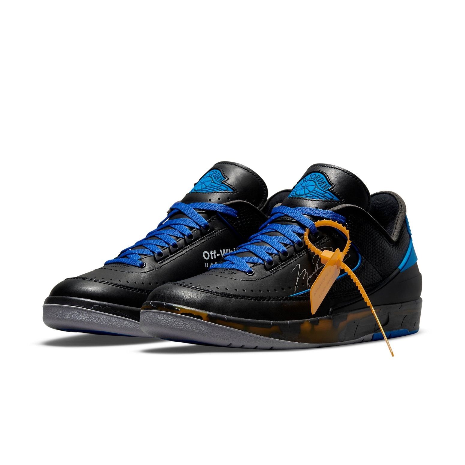 Off-White x Air Jordan 2 Retro Low SP 'Black Varsity Royal' DJ4375-004 - 3