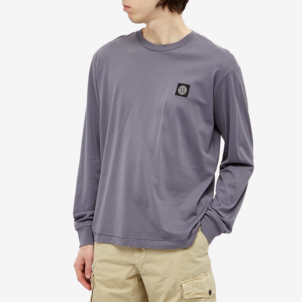 Stone Island Patch Long Sleeve Tee - 3