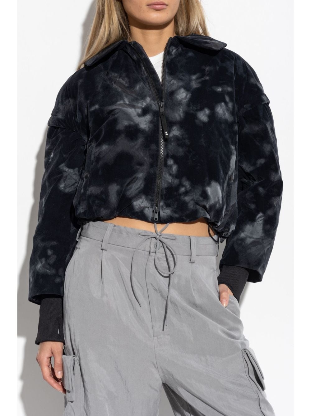 all-over print padded jacket - 3
