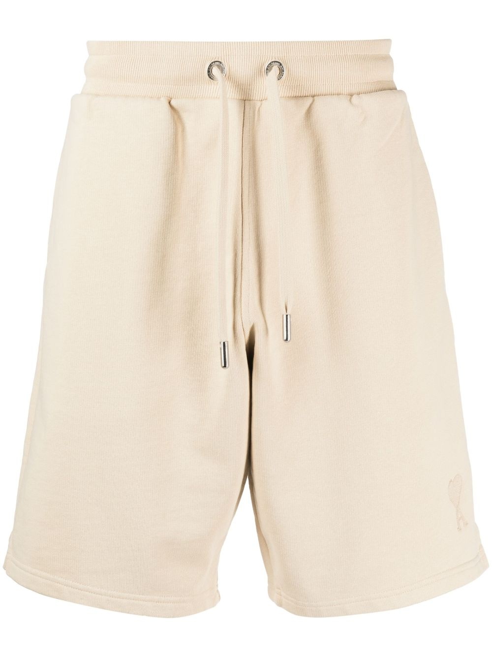 stretch-cotton track shorts - 1