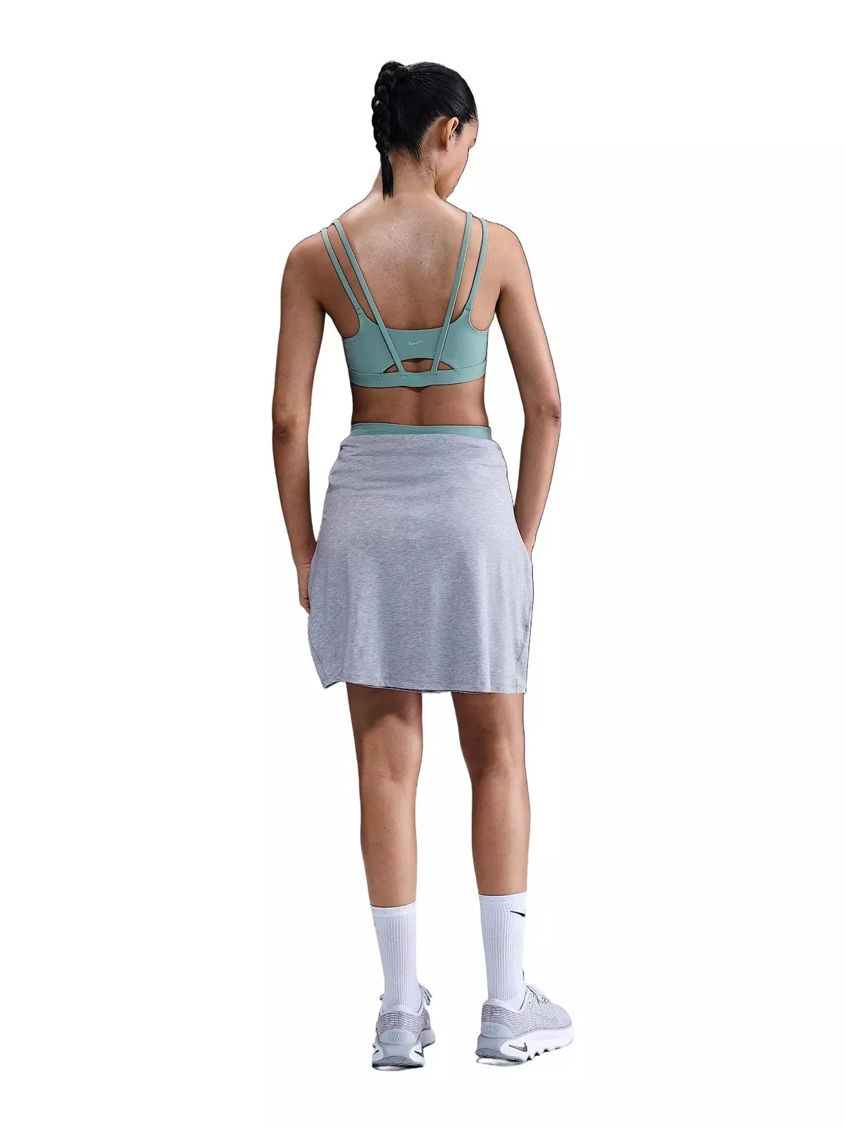 Women's Zenvy Strappy Light-Support Padded Sports Bra -Green - 5