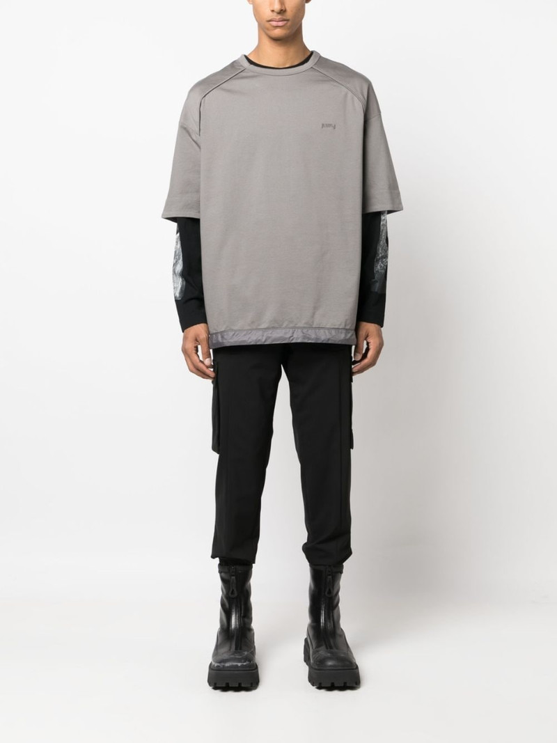 JUUN.J logo-embroidered cotton T-shirt outlook