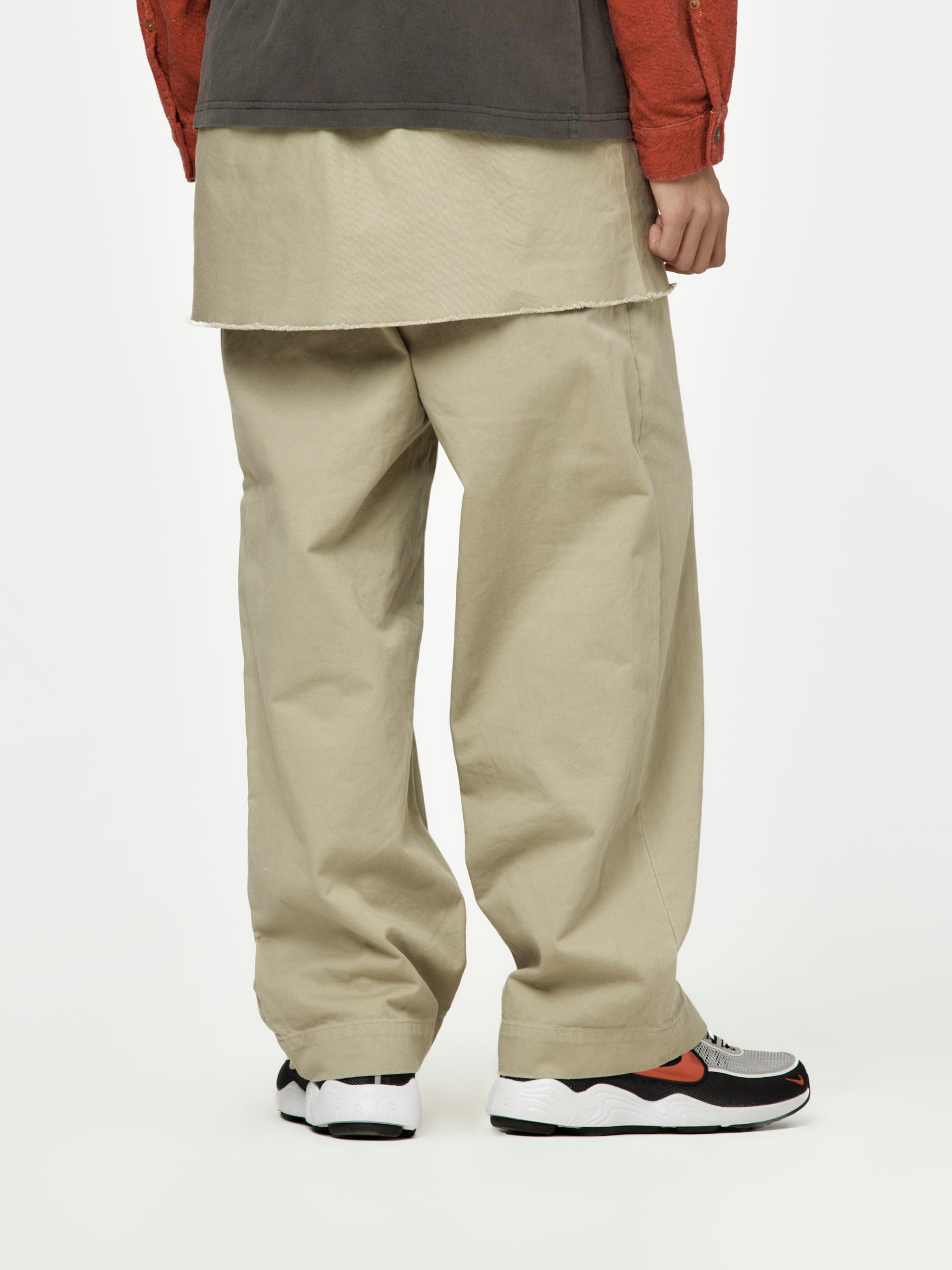 CHINO TAPERED SKIR-OUSER (BEIGE) - 3