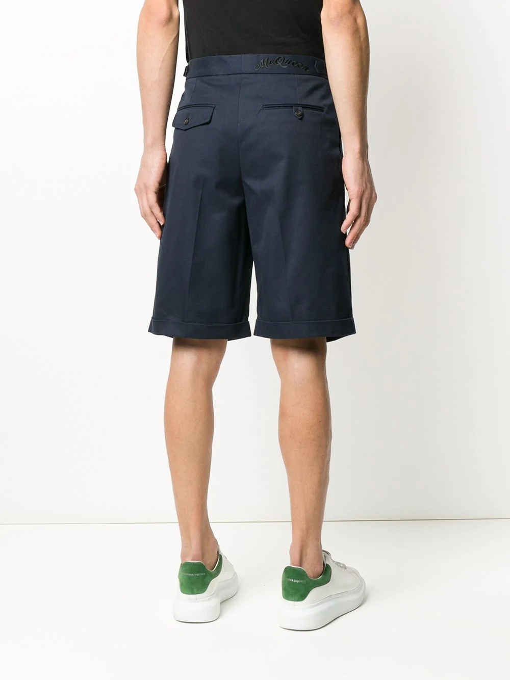 mid-length tailored shorts  - 4