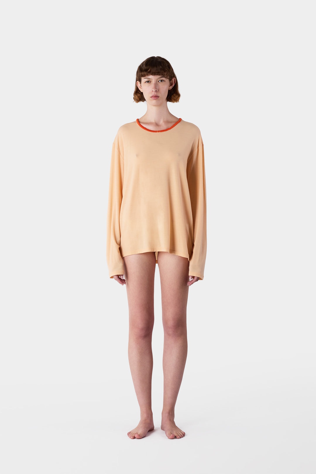 CLASSIC LONGSLEEVE T-SHIRT / powder pink - 5