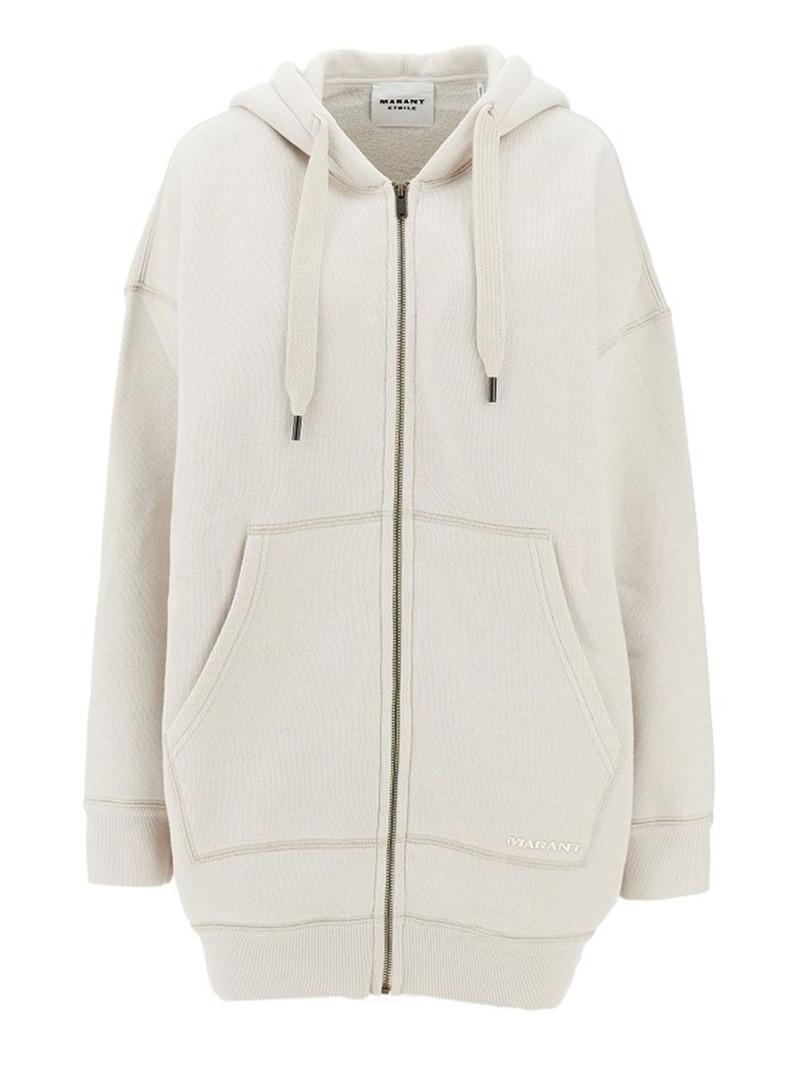 zip-up hooded sweatshirt 1