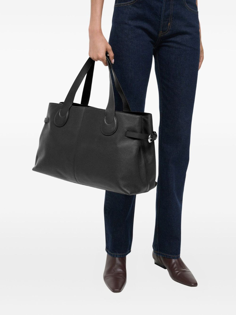 STAUD Piper leather tote bag outlook