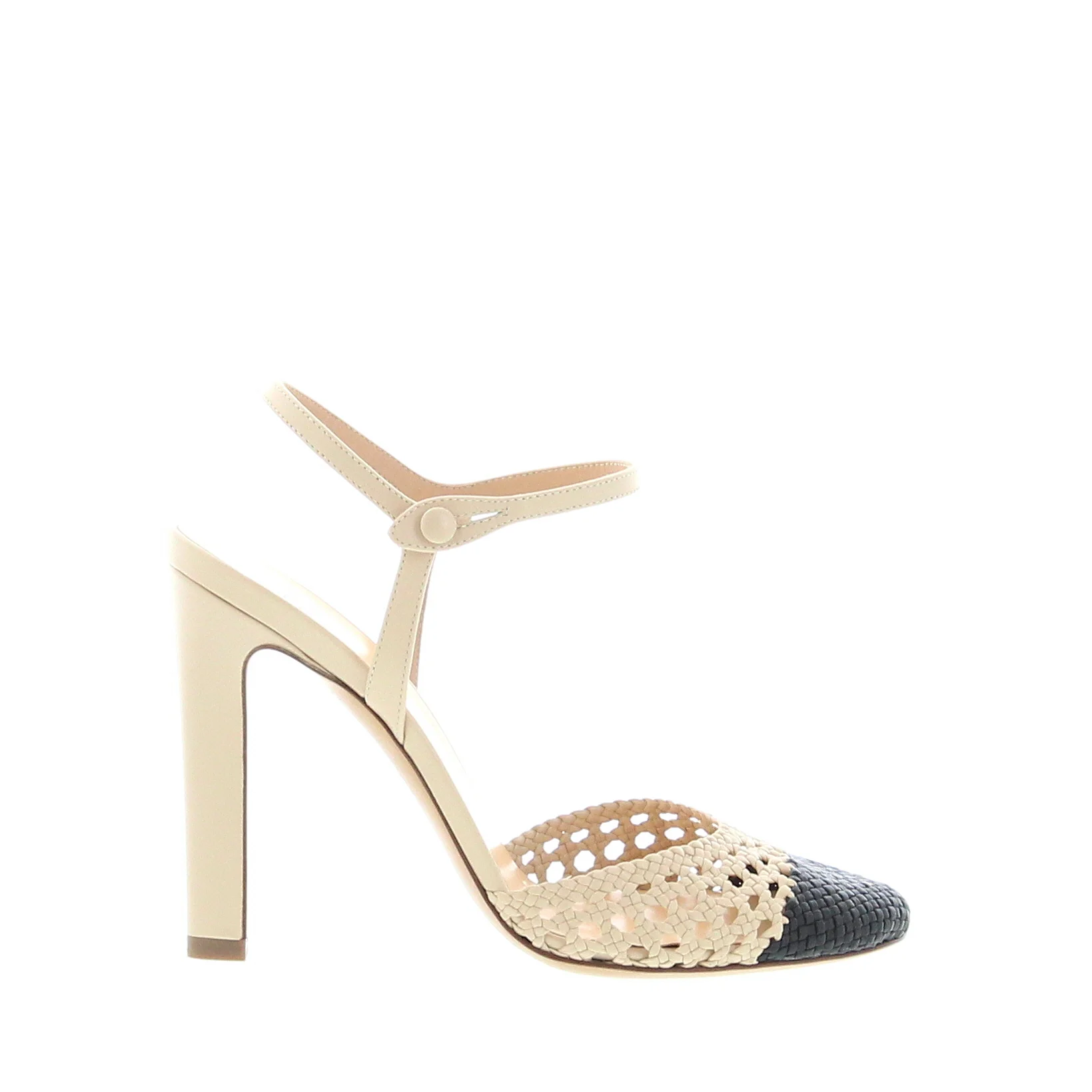 Francesco Russo – Mary Jane Pump – Dust / Black - 1