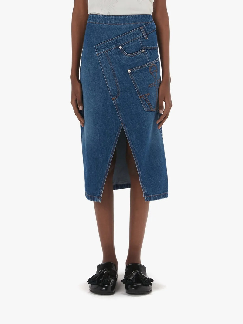 JW Anderson DENIM MIDI SKIRT outlook