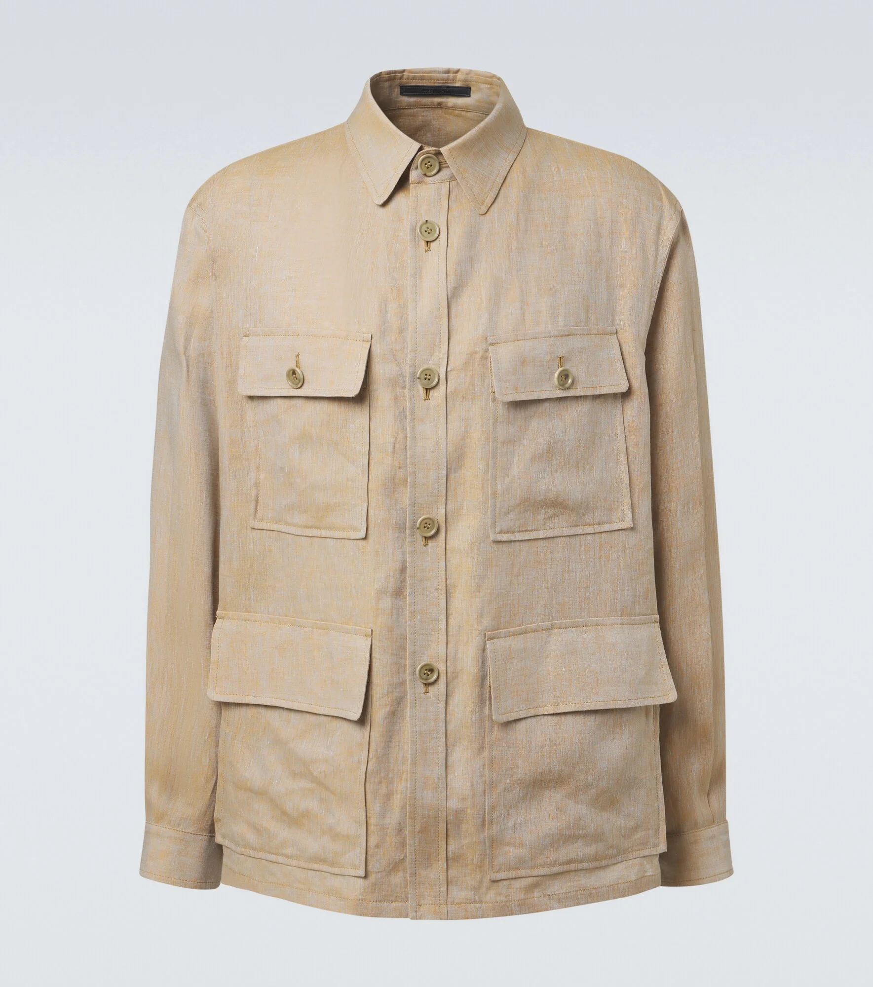 Linen overshirt - 1