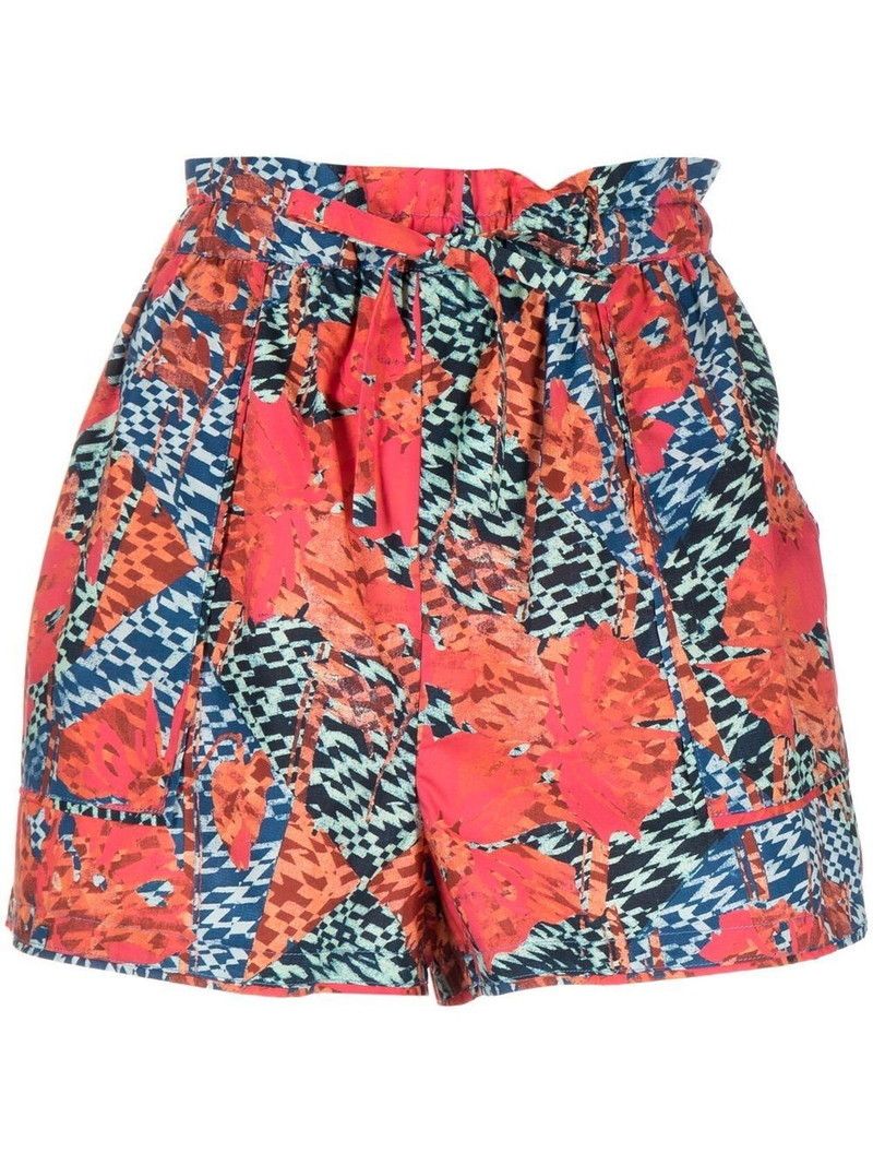 Edlyn high-waist mini shorts 1