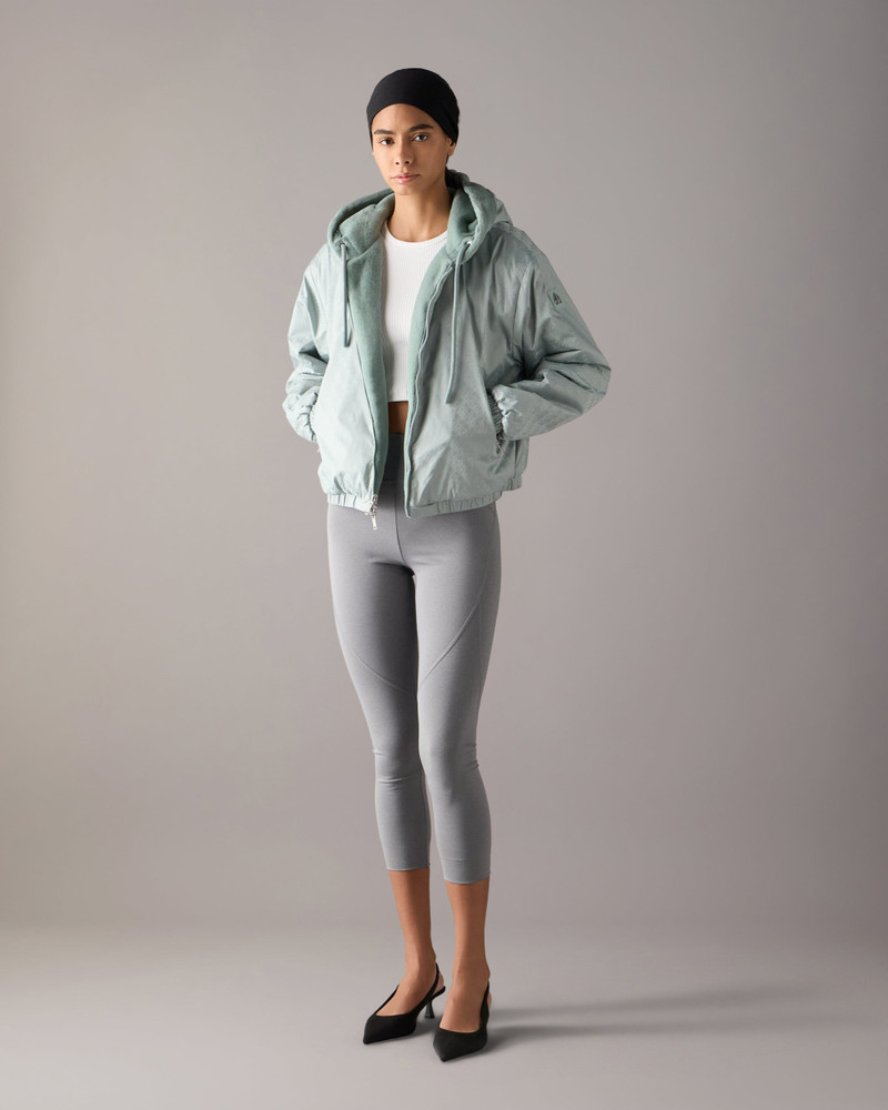 MOOSE KNUCKLES EATON BUNNY REVERSIBLE MONOGRAM HOODIE outlook