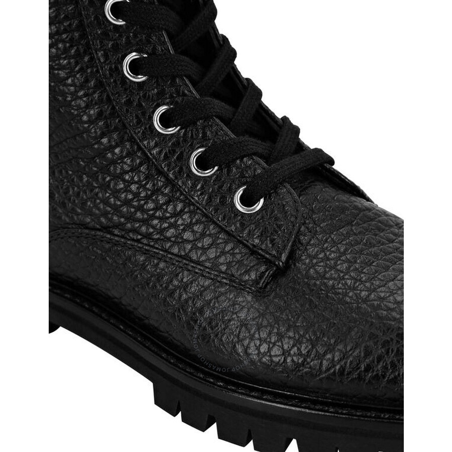 Philipp Plein Stars Studs Leather Commando Boots - 3