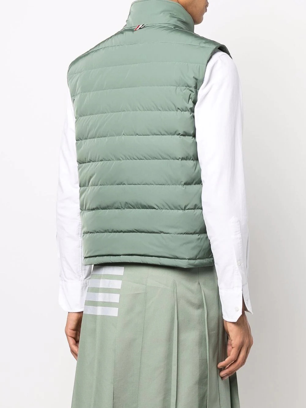 4-bar stripe padded gilet - 4