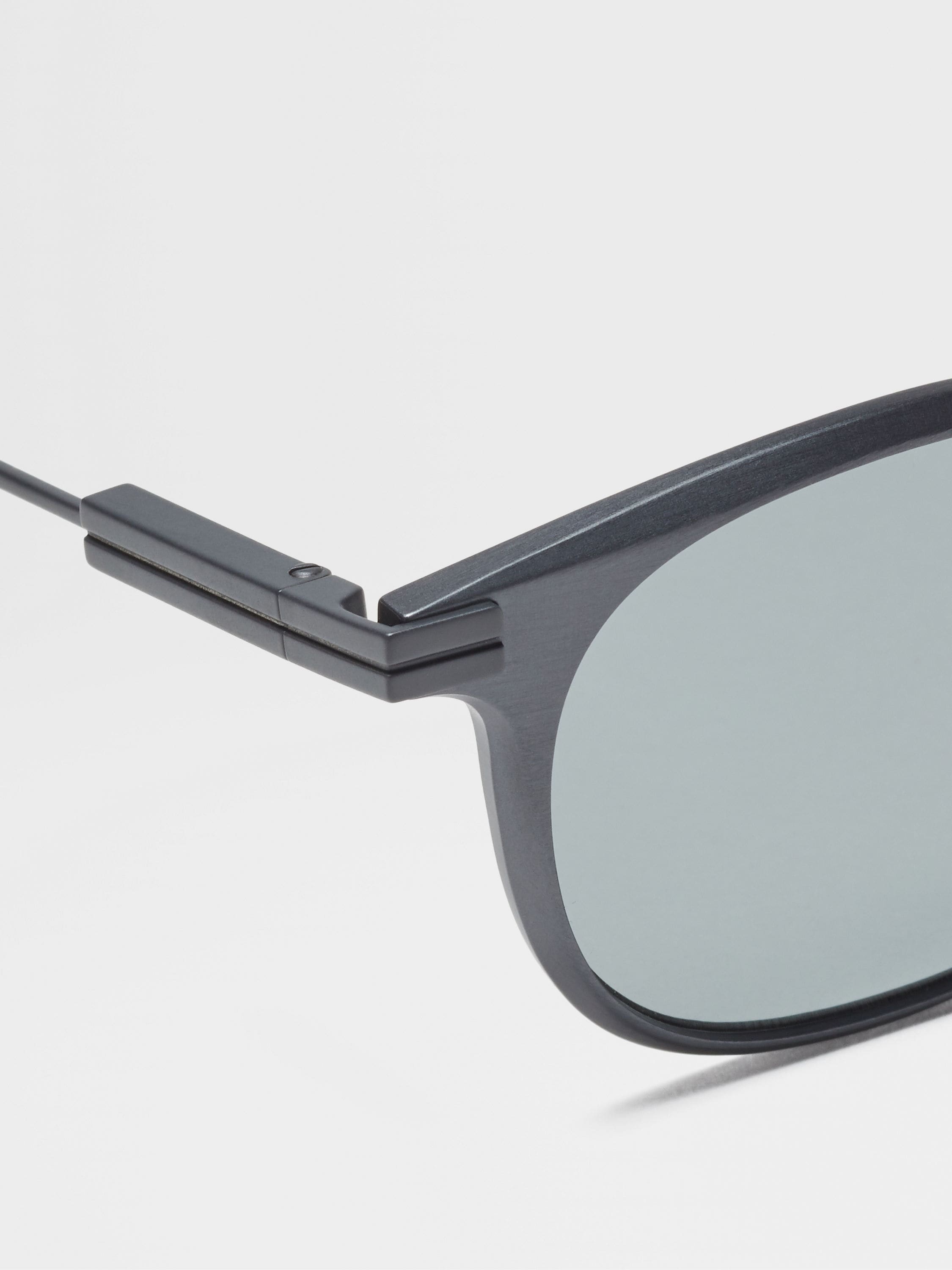 DARK SILVER ALUMINIUM SUNGLASSES - 2