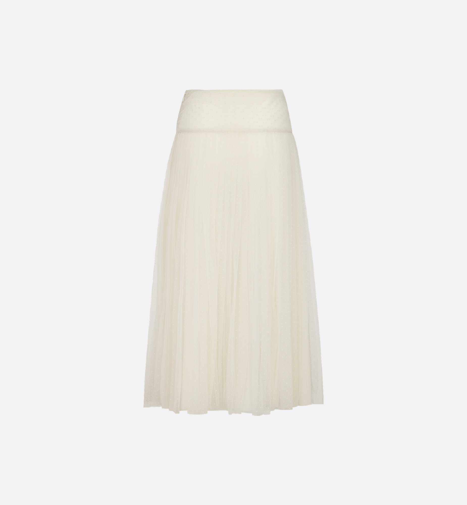 Mid-Length Pleated Skirt - 4