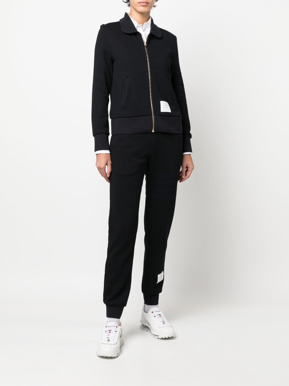 seersucker track pants - 2