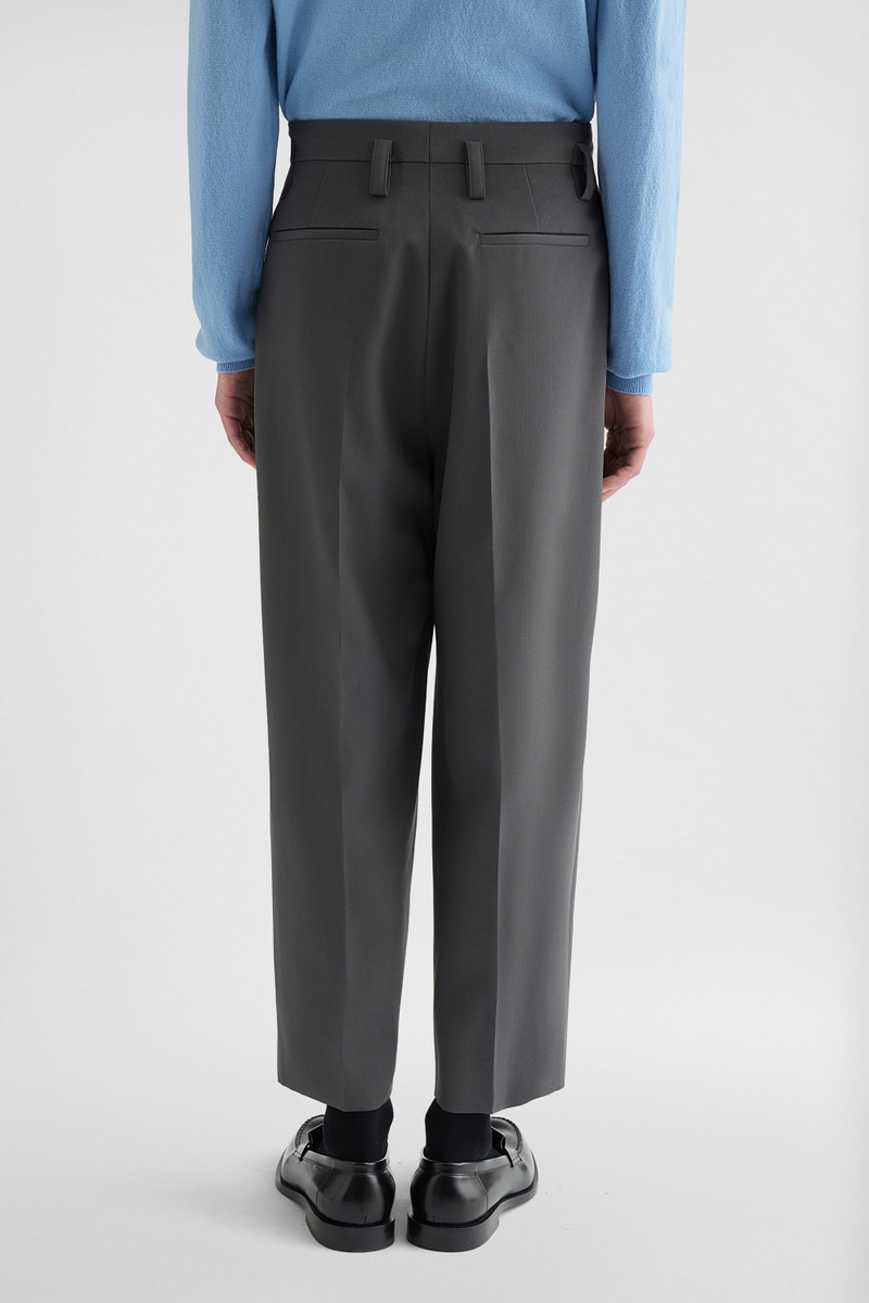 Wool Gabardine Tapered Trousers 5
