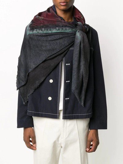 Avant Toi checked scarf  outlook