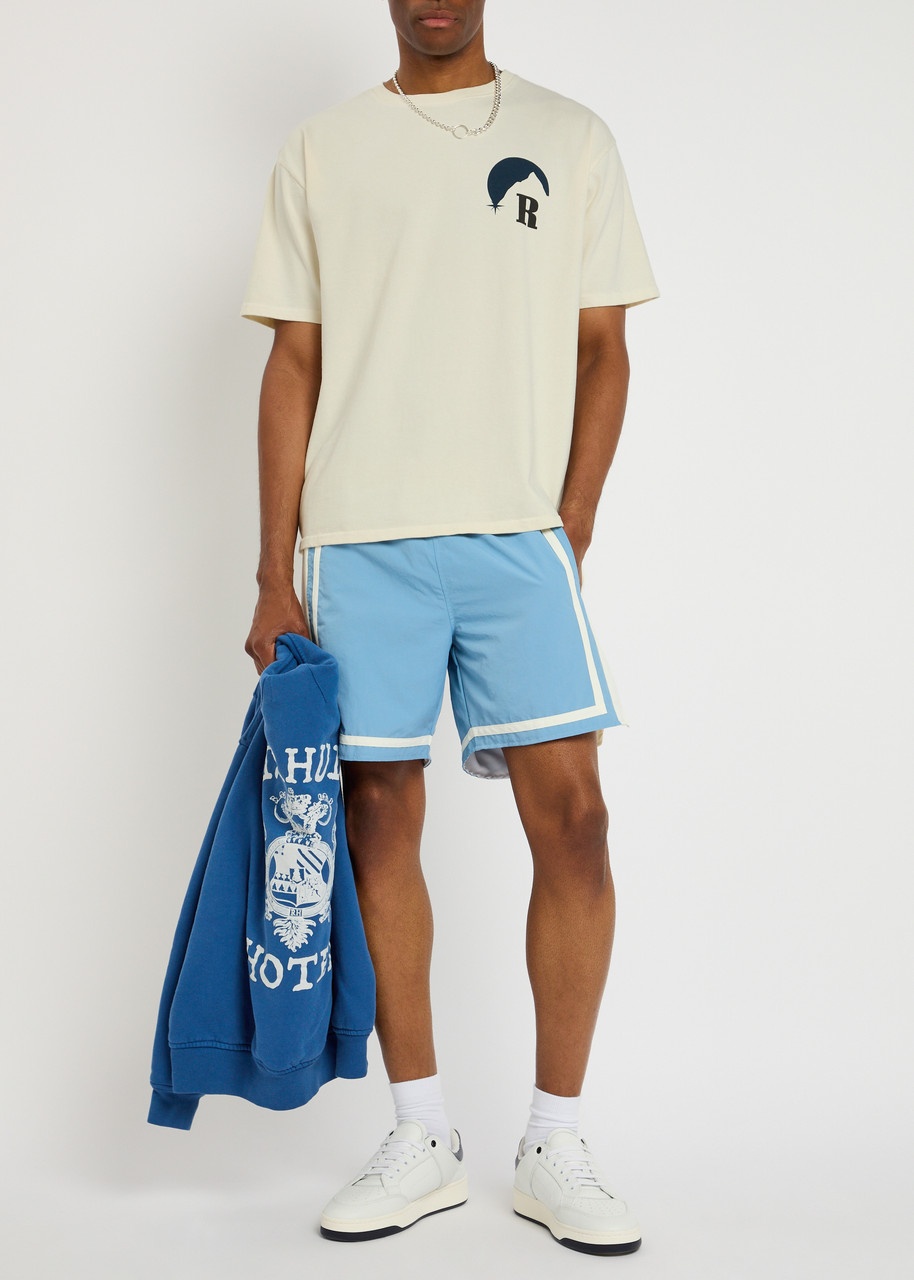 Rhude Moonlight Printed Cotton T-shirt - 4