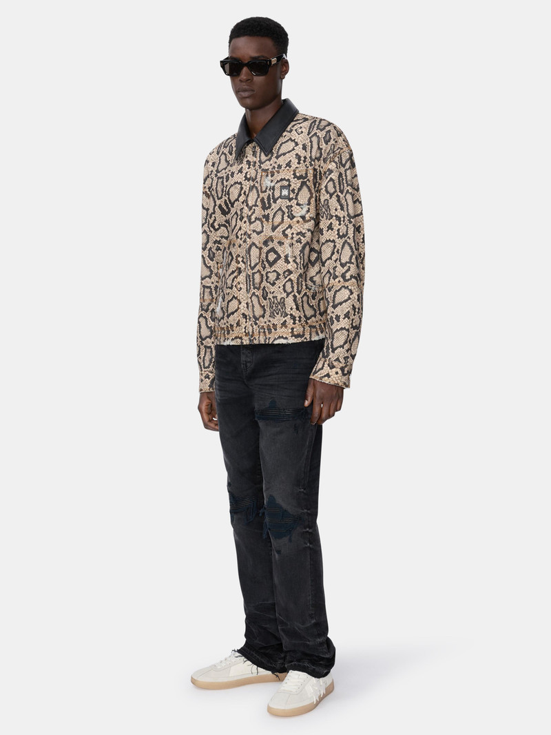 SNAKE DENIM WORK JACKET 3