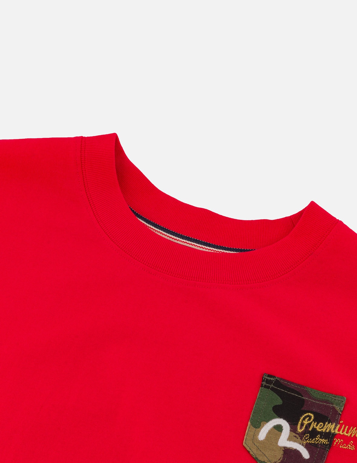 Multi-embroidery and Multi-pocket Relax Fit T-shirt - 7